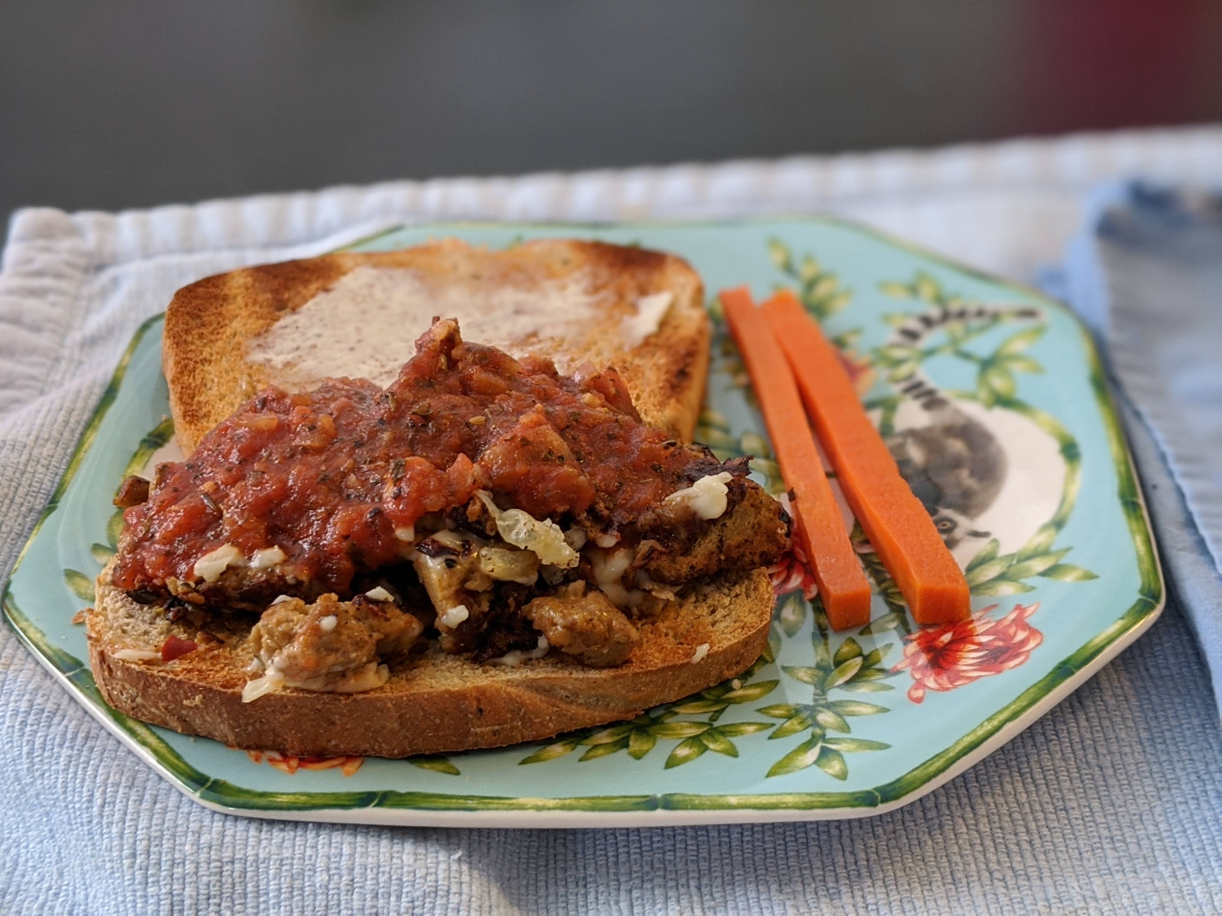 Meatball sandwich with Fancy Standard